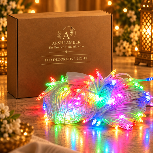Rocket LED Light – White Wire, Multi-Colour