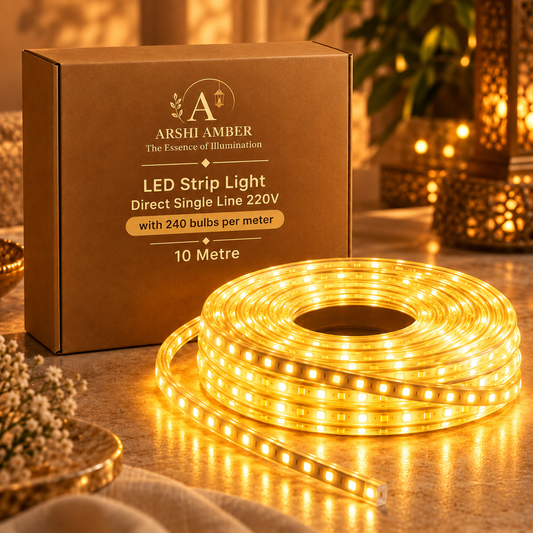 LED Strip Light Direct Single Line 220V – 10 Meter